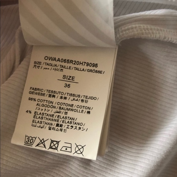 Off-White ribbed shirt - Picture 3 of 3